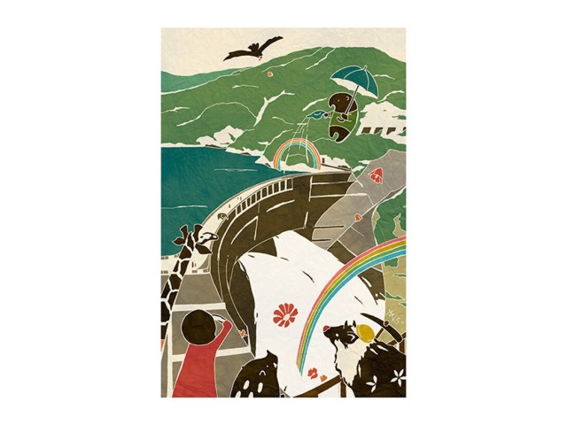 Who Mails Postcard - Toyama Kurobe-Dam