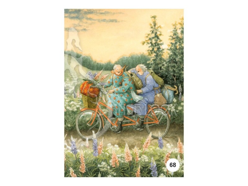 Inge Löök Postcard Old Ladies - 68