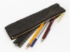 Midori Pulp Paper Cord Pen Case - Black