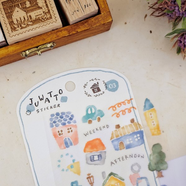 Mindwave Washi Stickers Juwatto - Houses - Houses