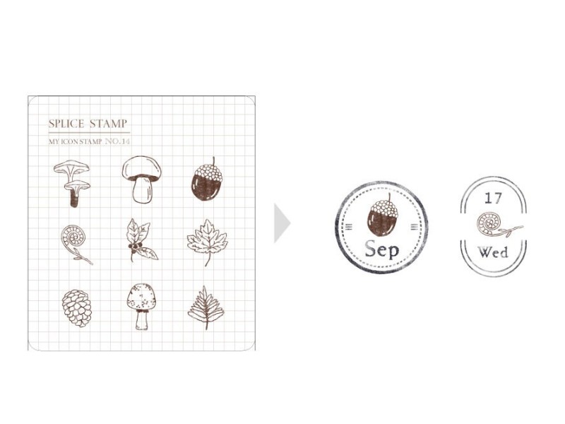 MU | Icon Stamp Forest Collection - No.14