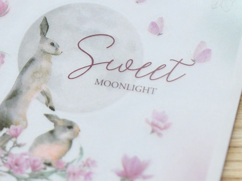 MU Print-On Transfer Stickers 185 - Sweet Moonlight
