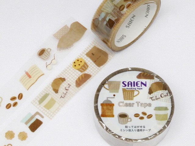 Saien Clear Tape - Coffee