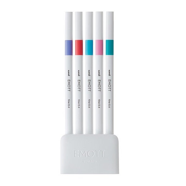 Uniball EMOTT Fineliner Marker Set 05 - Candy Pop Color - Color