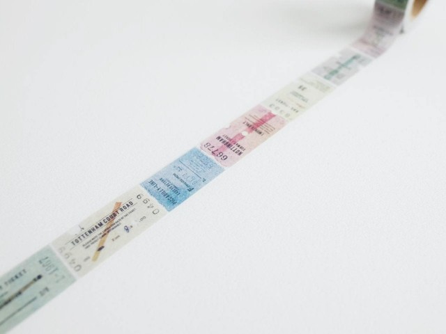 Yohaku Washi Tape Y077 - Ticket