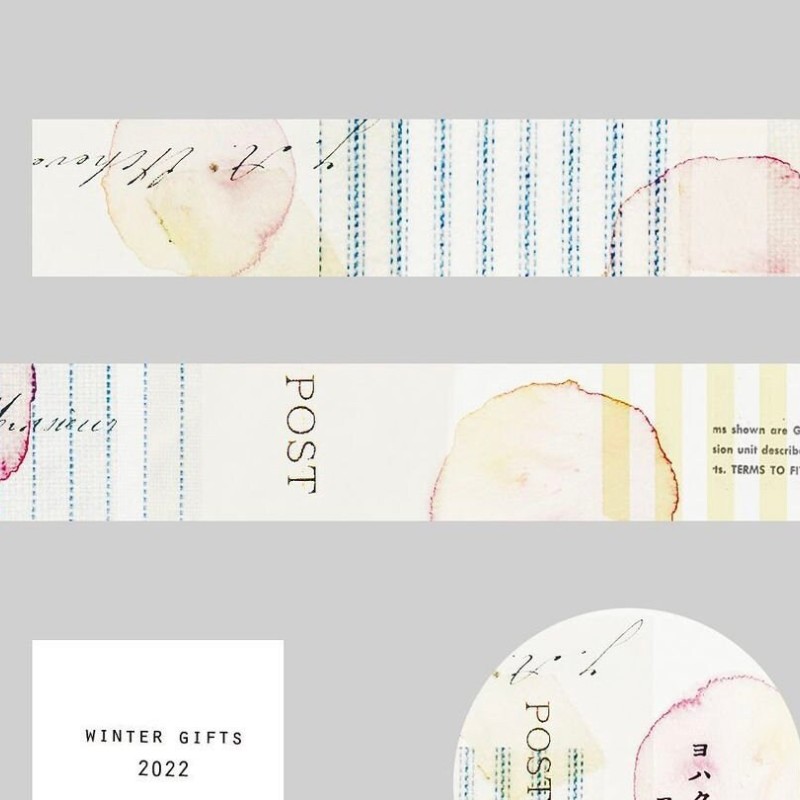 YOHAKU Original Washi Tape  Gift from Winter I [Limited Edition