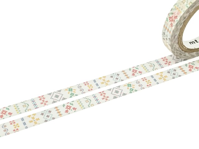 MT EX Slim Washi Tape - Embroidery Line