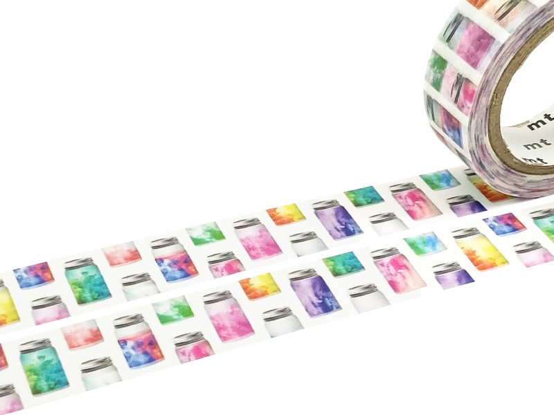 MT EX Washi Tape - Colorful Jar